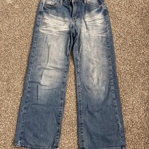 Medium Wash Blue Baggy Jeans